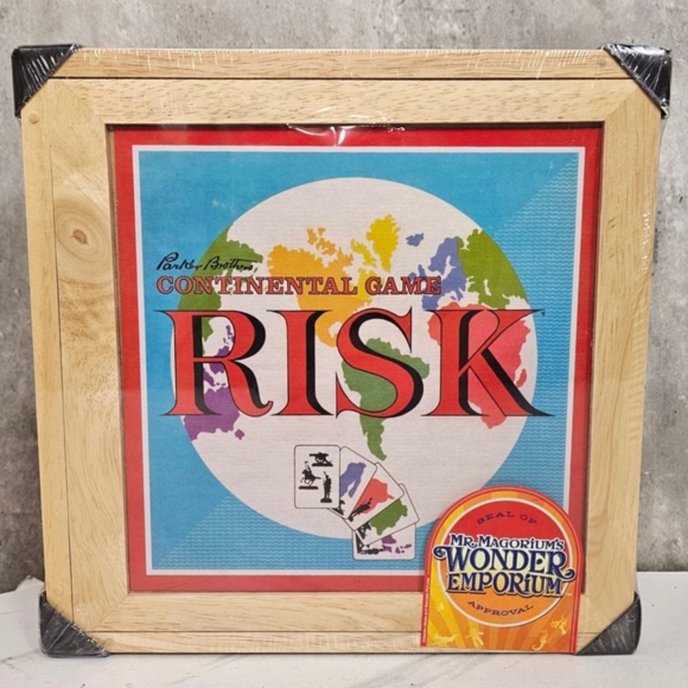 Risk Wooden Nostalgia Edition Sealed Mr Magorium Collector Board Game‎ SEALED